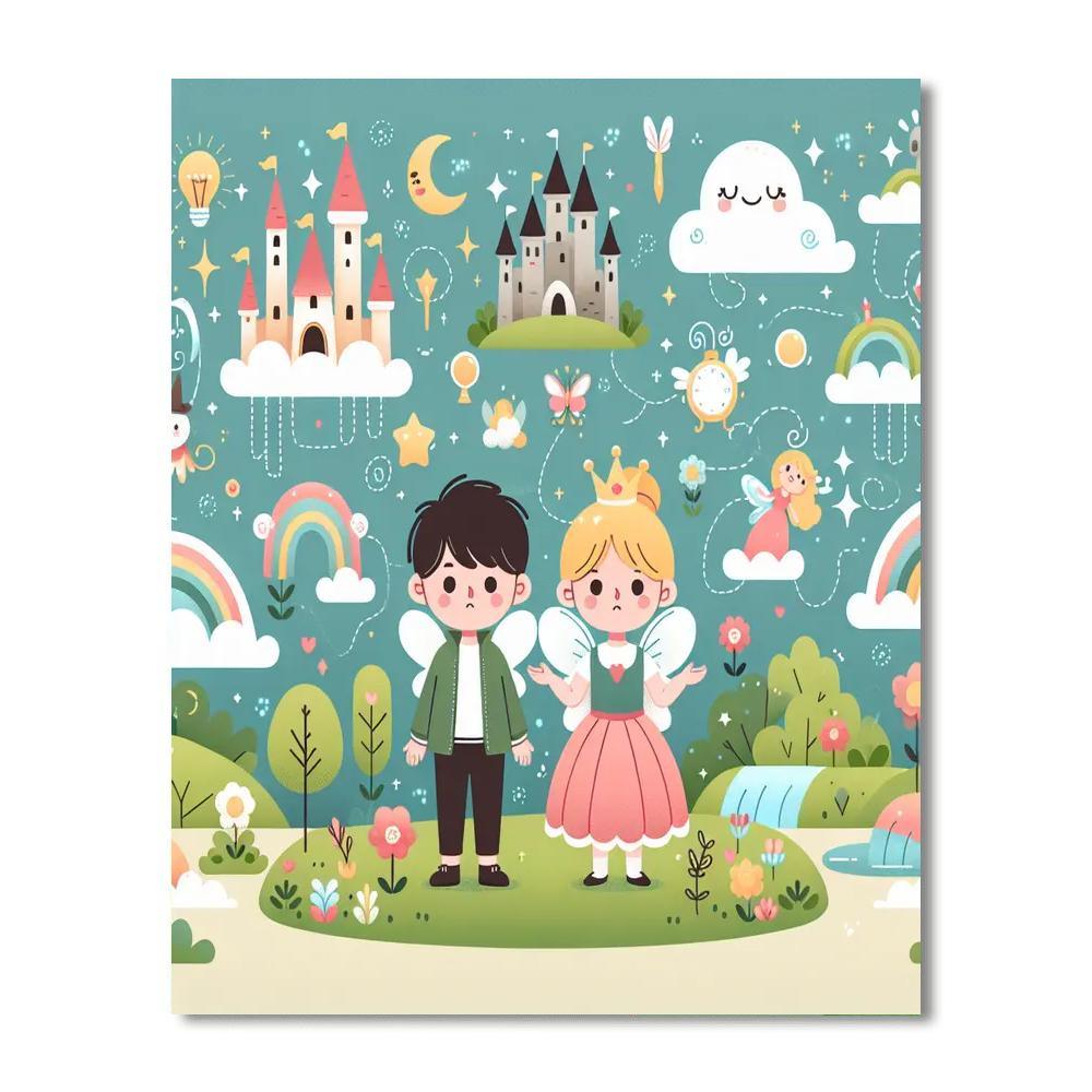 Friendly Fairy Tale Dreams Paint By Numbers Kits