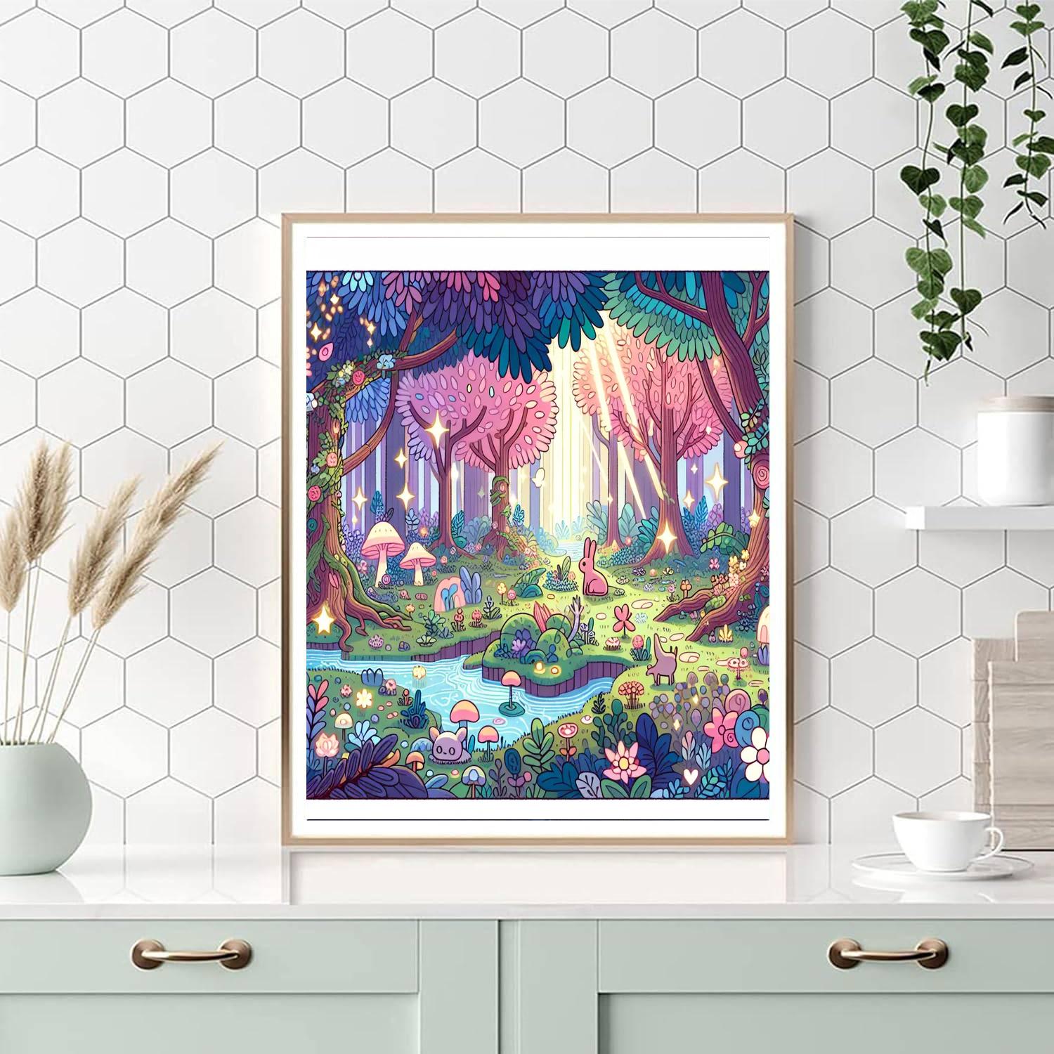 Forest Fantasy Realm Paint By Number