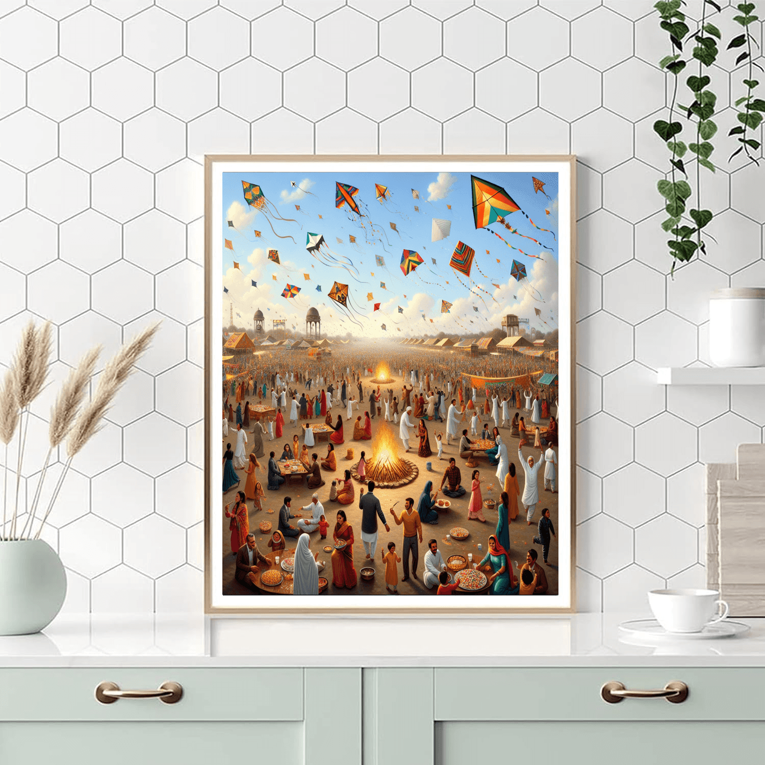 Makar Sankranti - India Paint By Numbers Kits