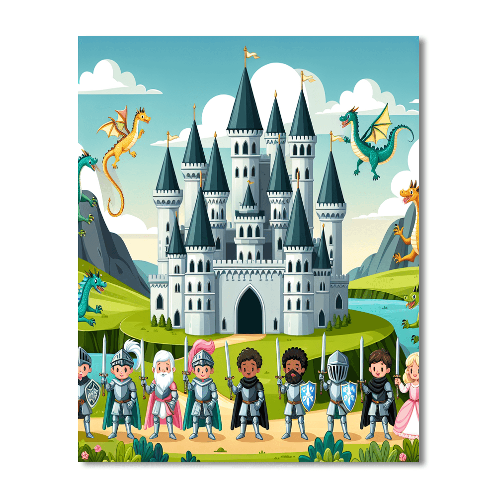 Adventures In Fantasy Paint By Numbers Art