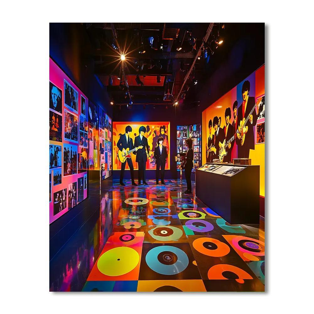 The Beatles Story In Liverpool Painting Number Kit