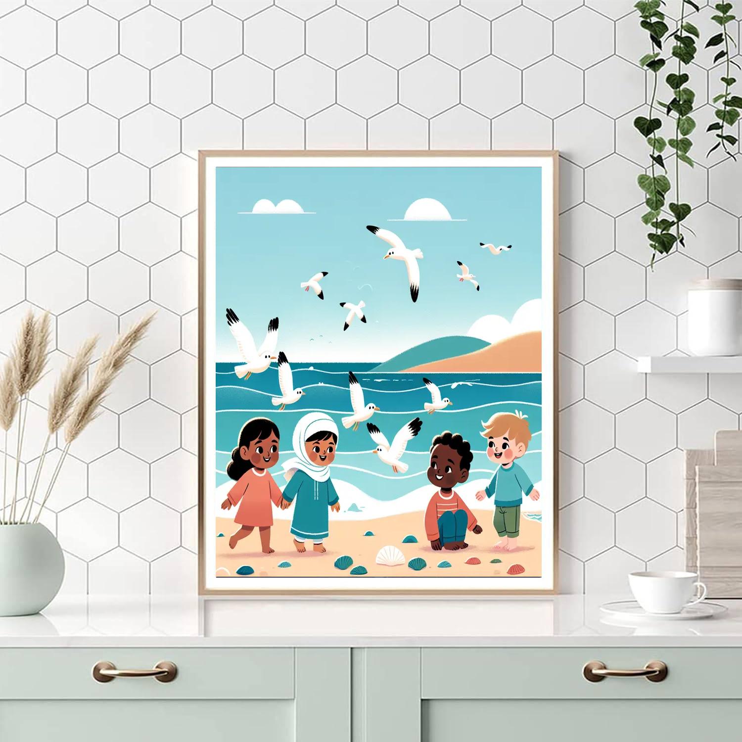Sweet Seaside Serenade Numbered Painting Kits