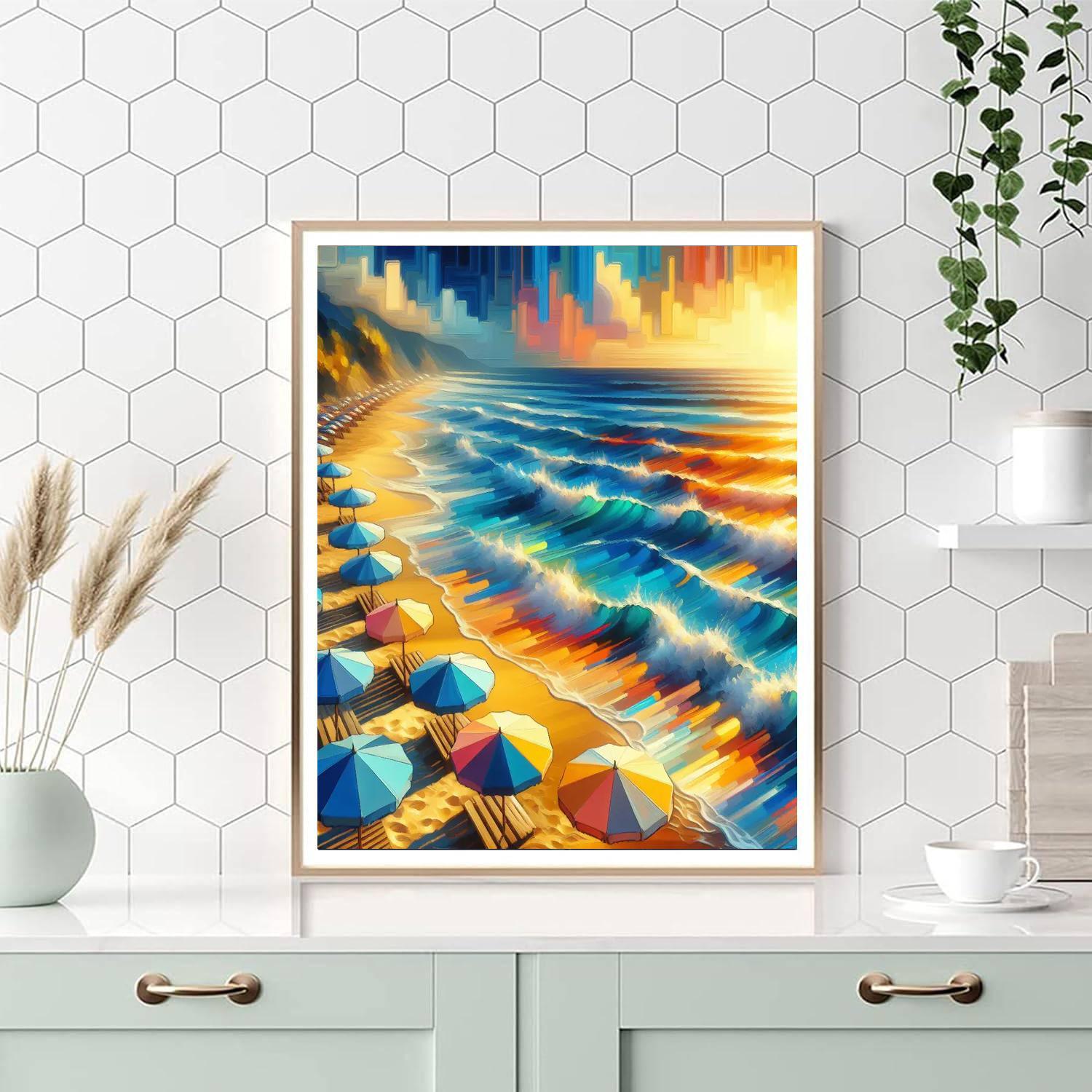 Coastal Seaside Escape Paint By Color