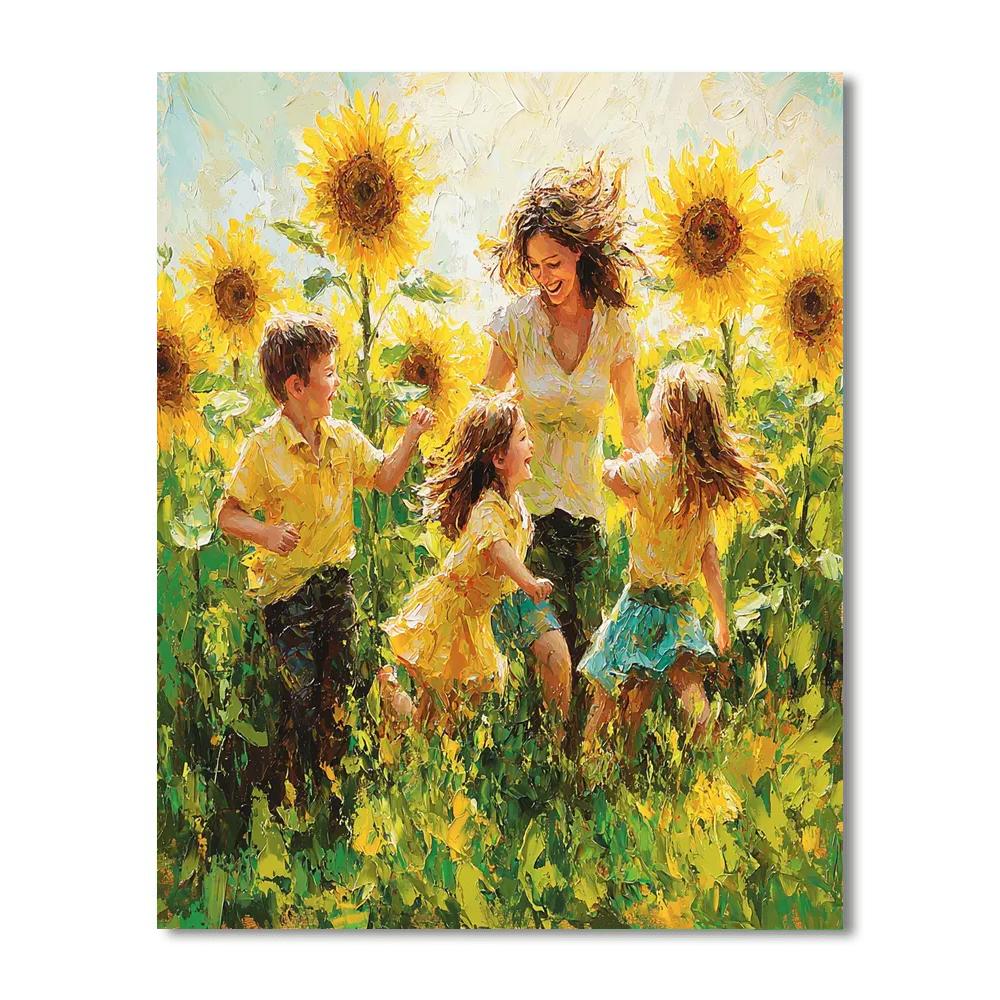 The Beauty Of Family Number Painting