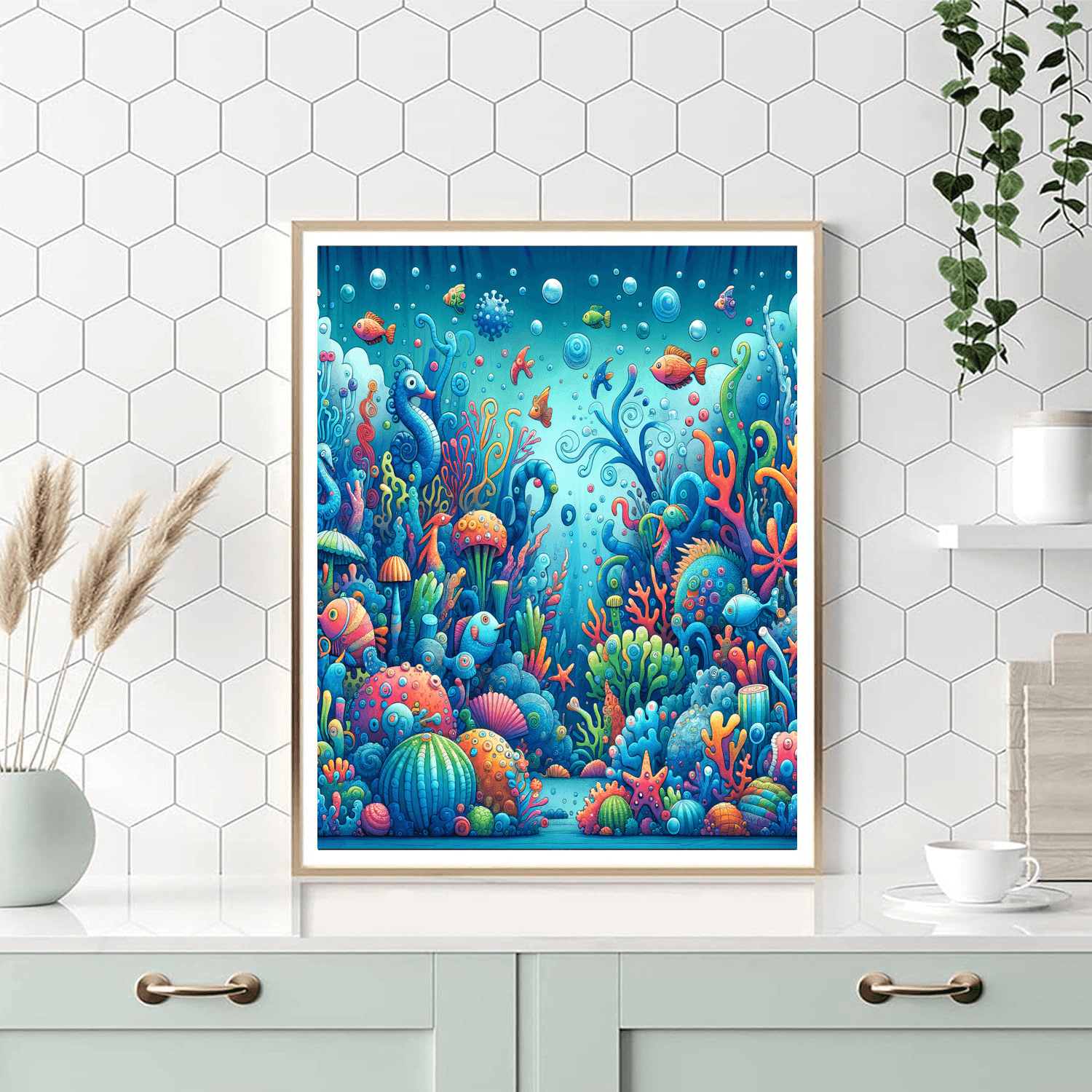 Fantasy Ocean Explorer Paint By Numbers Art