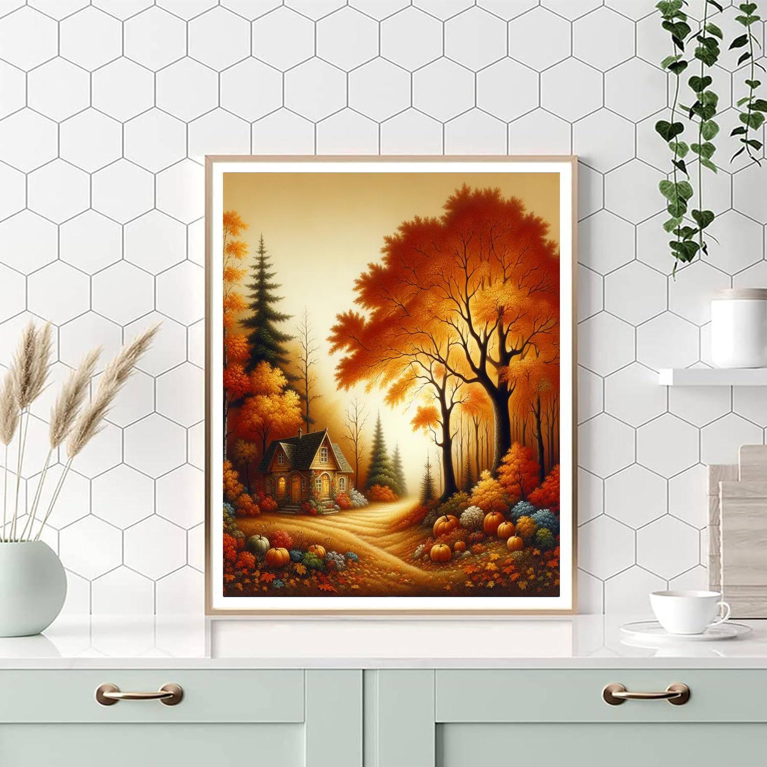 Cozy Autumn Vibes Numbered Painting Kits
