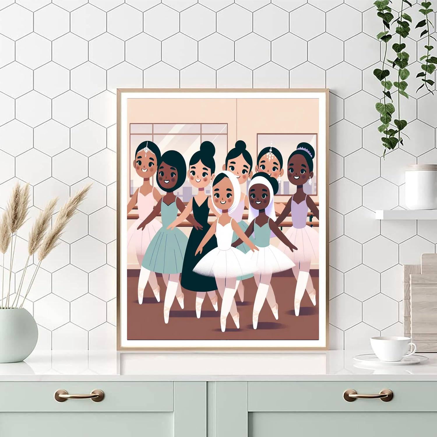 Ballerina Dreams Numbered Painting Kits