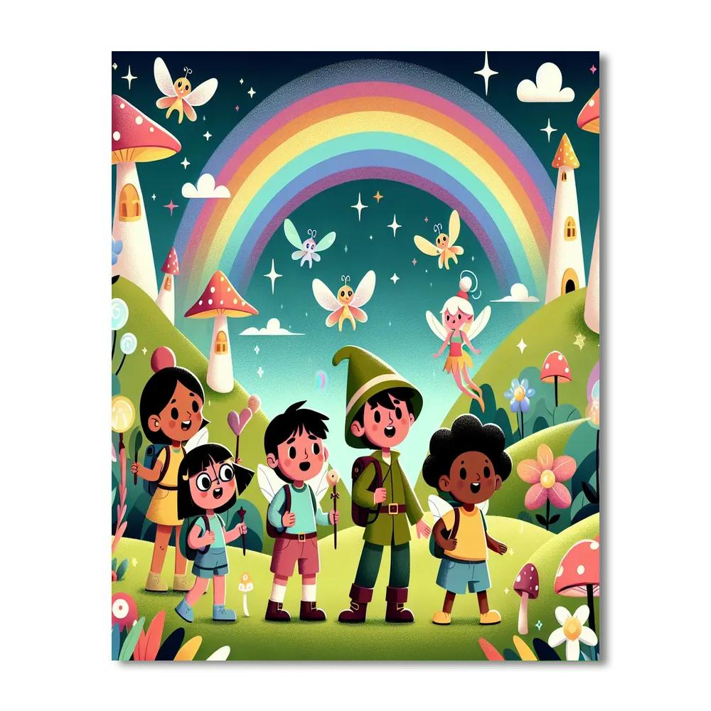 Fantastic Fairyland Expedition Paint By Numbers Art