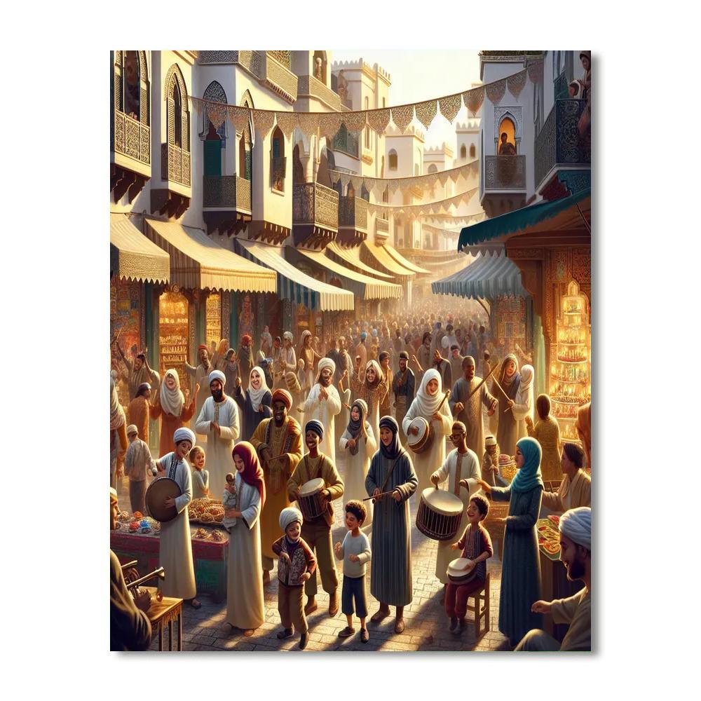 Day Of Ashura - Morocco Numbered Painting Kits