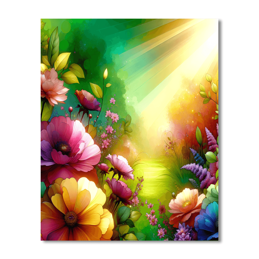 Enchanting Spring Bloom Paint By Color