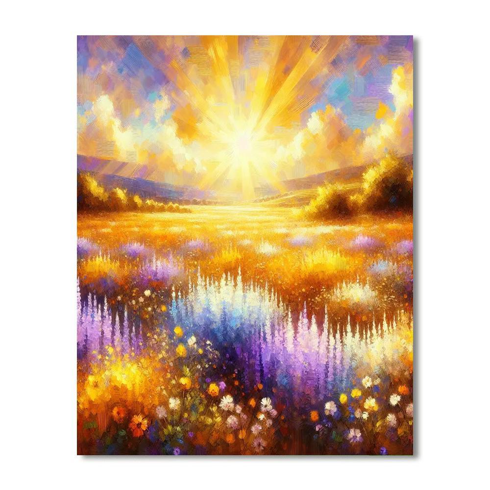 Wildflower Fields Escape Paint By Numbers Kits