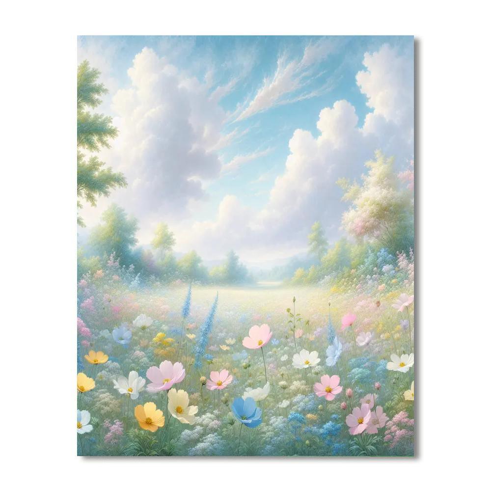 Pastel Meadow Daydream Paint By Number