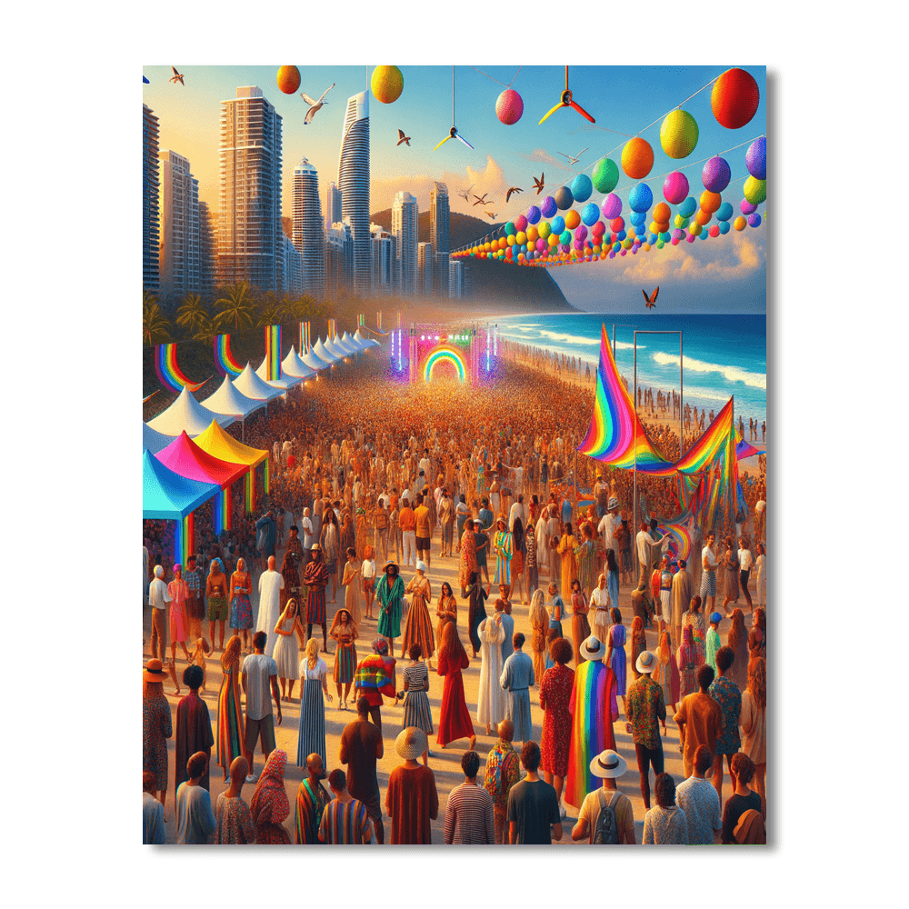Glitter Festival - Australia Painting By Numbers Kit