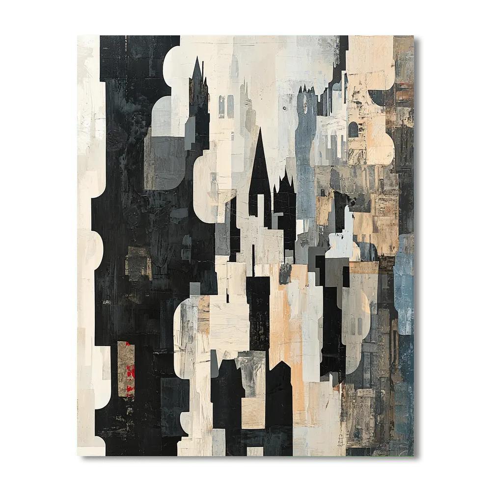 Banksy Inspired In The Shadows Of Giants  Number Painting