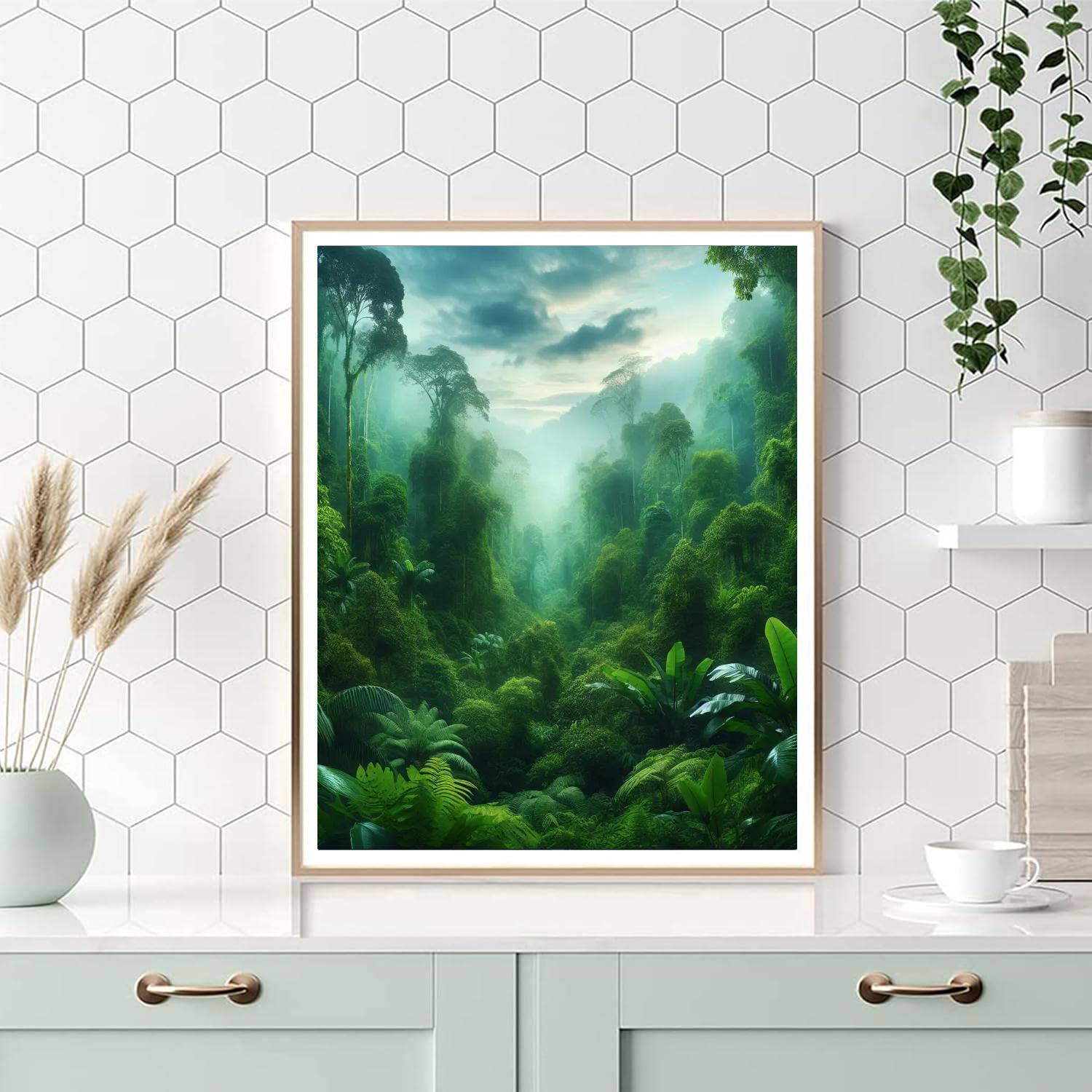 Gentle Rainforest Haven Paint By Numbers Kits