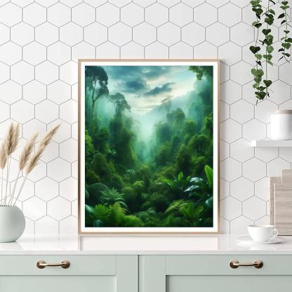 Gentle Rainforest Haven Paint By Numbers Kits