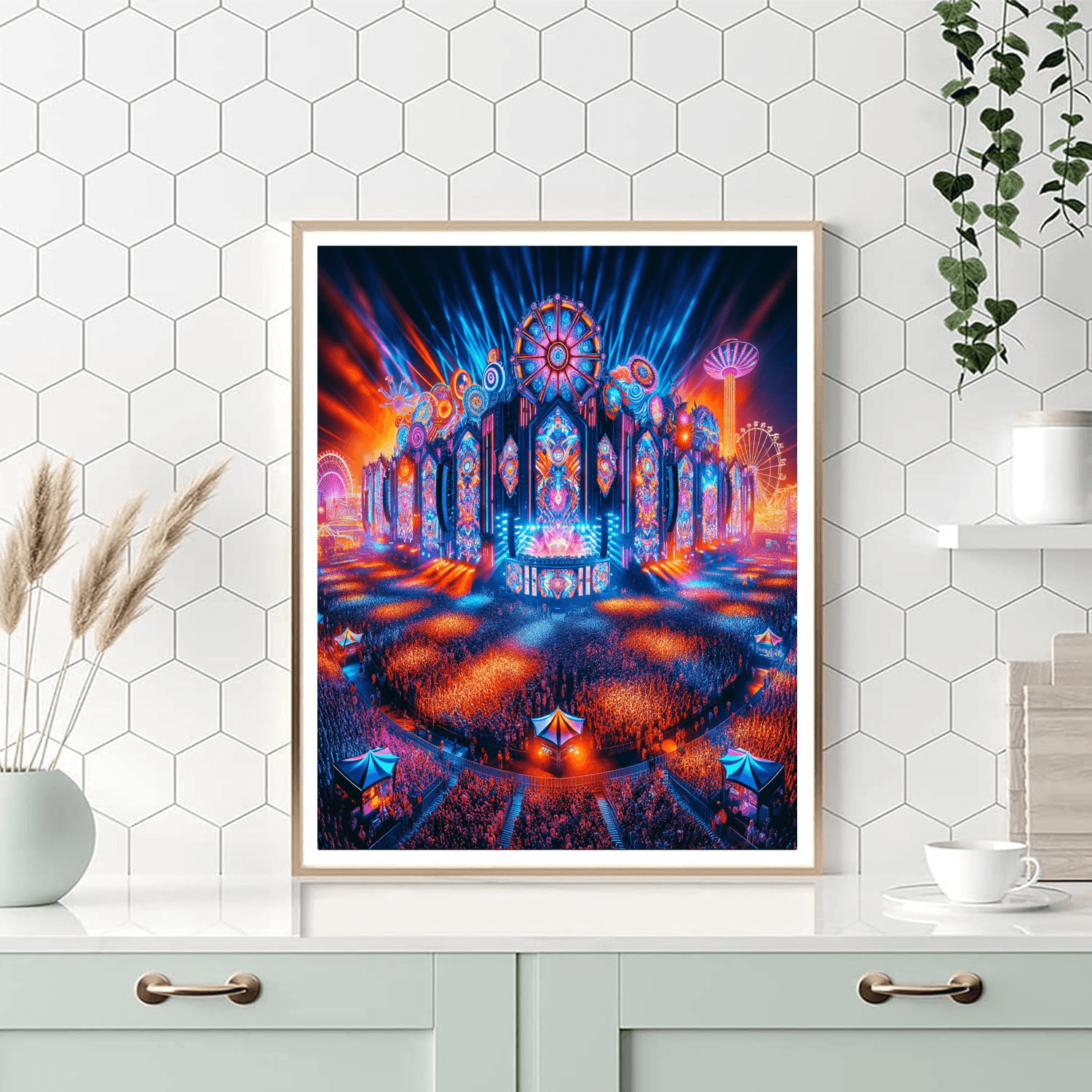 Electric Daisy Carnival - Usa Paint By Color