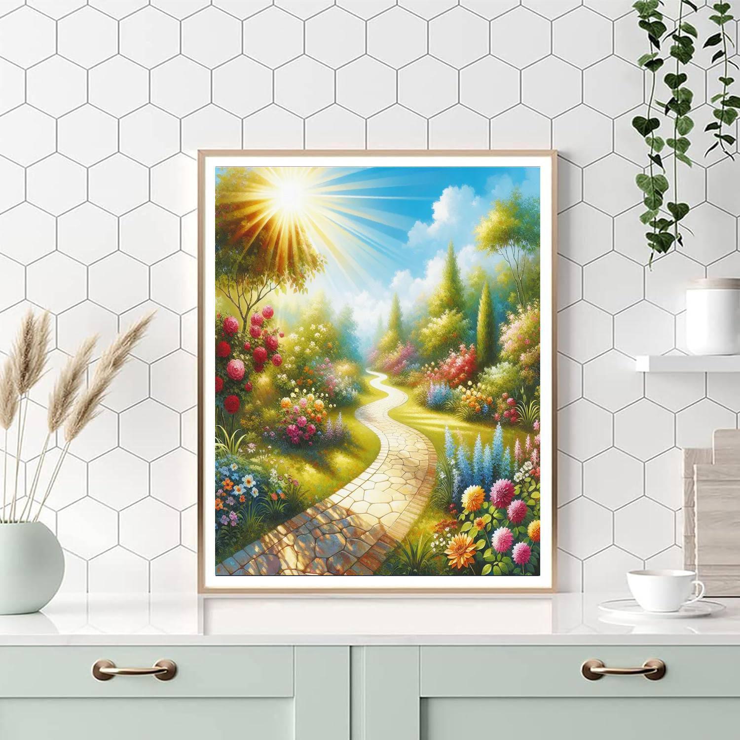 Sunny Pathways Painting By Numbers Kit