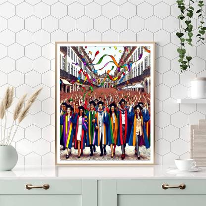 Queima Das Fitas - Coimbra Paint By Numbers Art