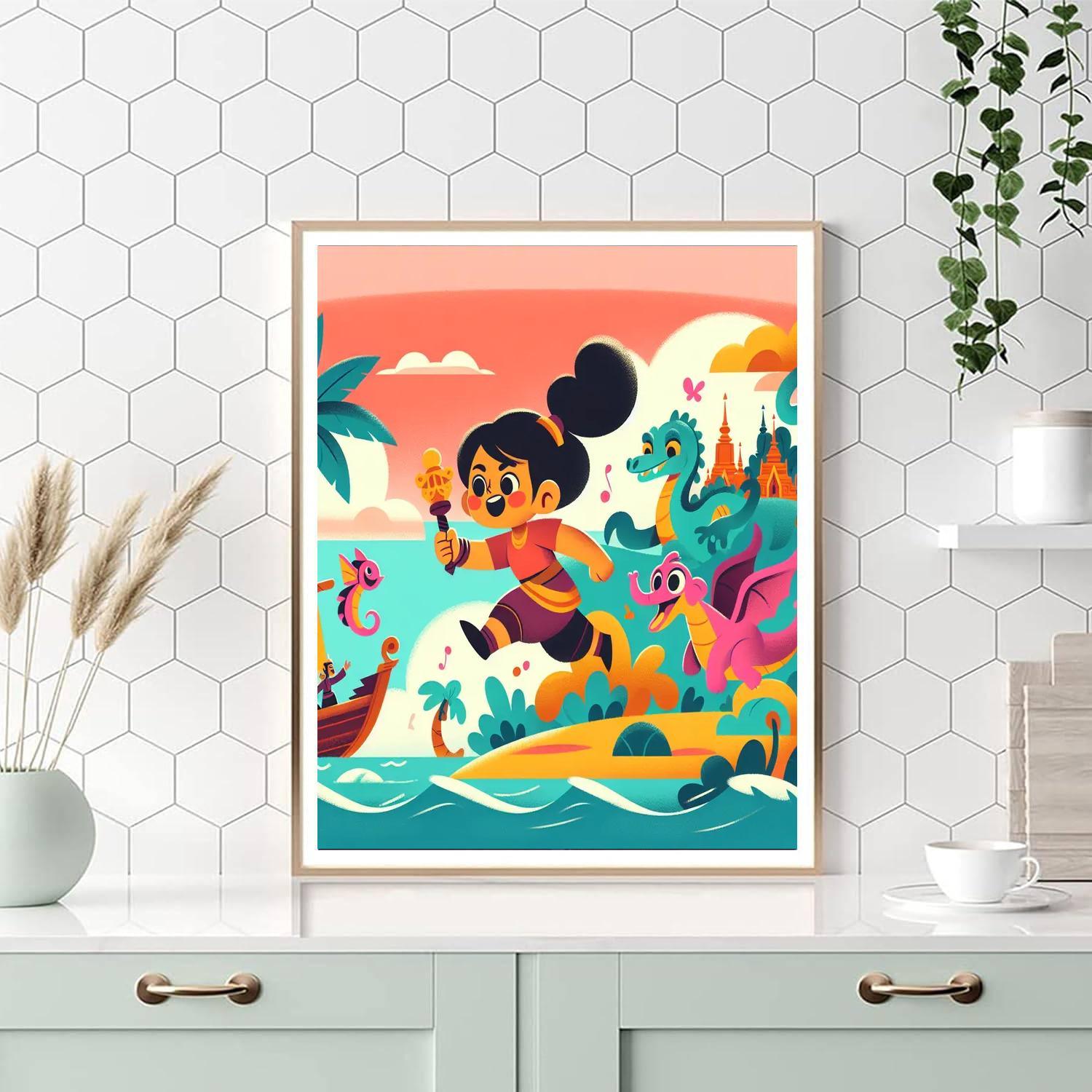 Enchanted Island Paint By Number