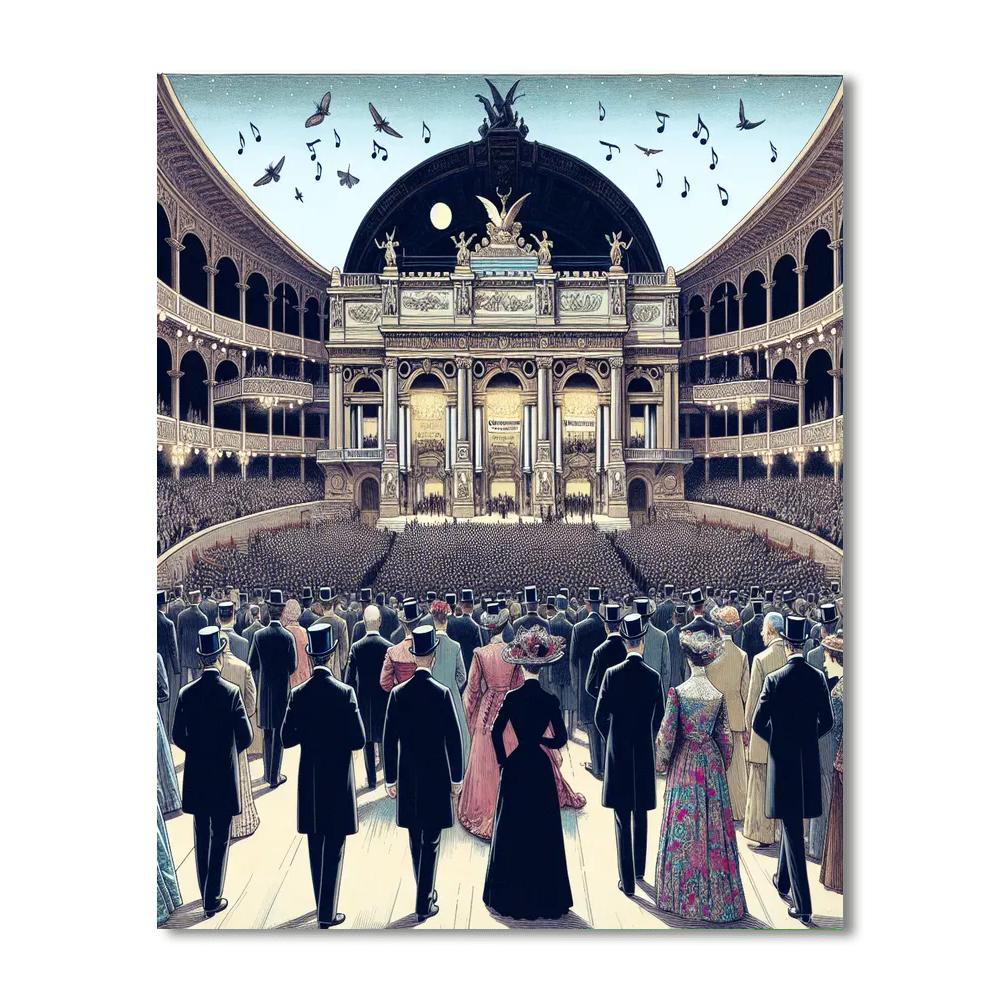 The Bayreuth Festival Number Painting