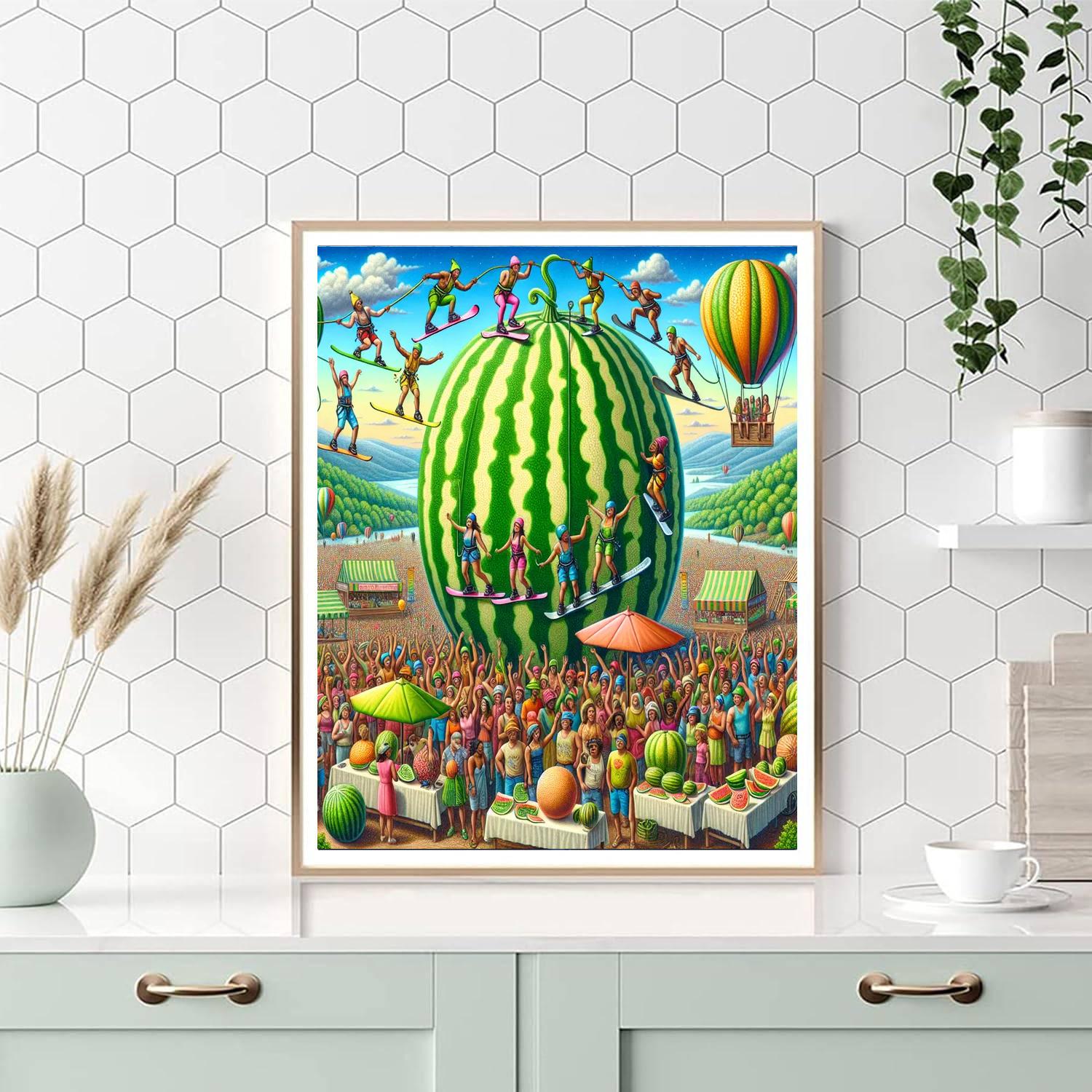 Chinchilla Melon Festival - Chinchilla Painting Number Kit