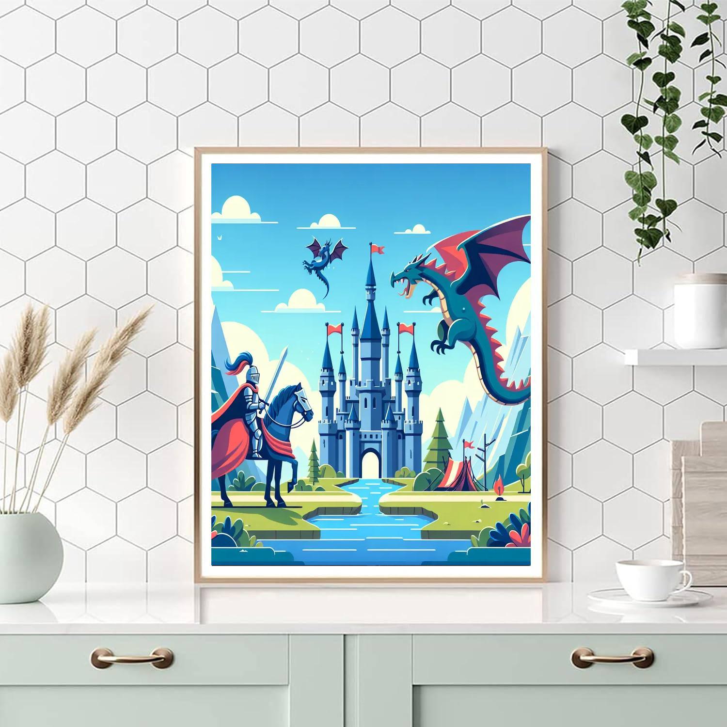 Fantasy Kingdom Journey DIY Paint By Numbers