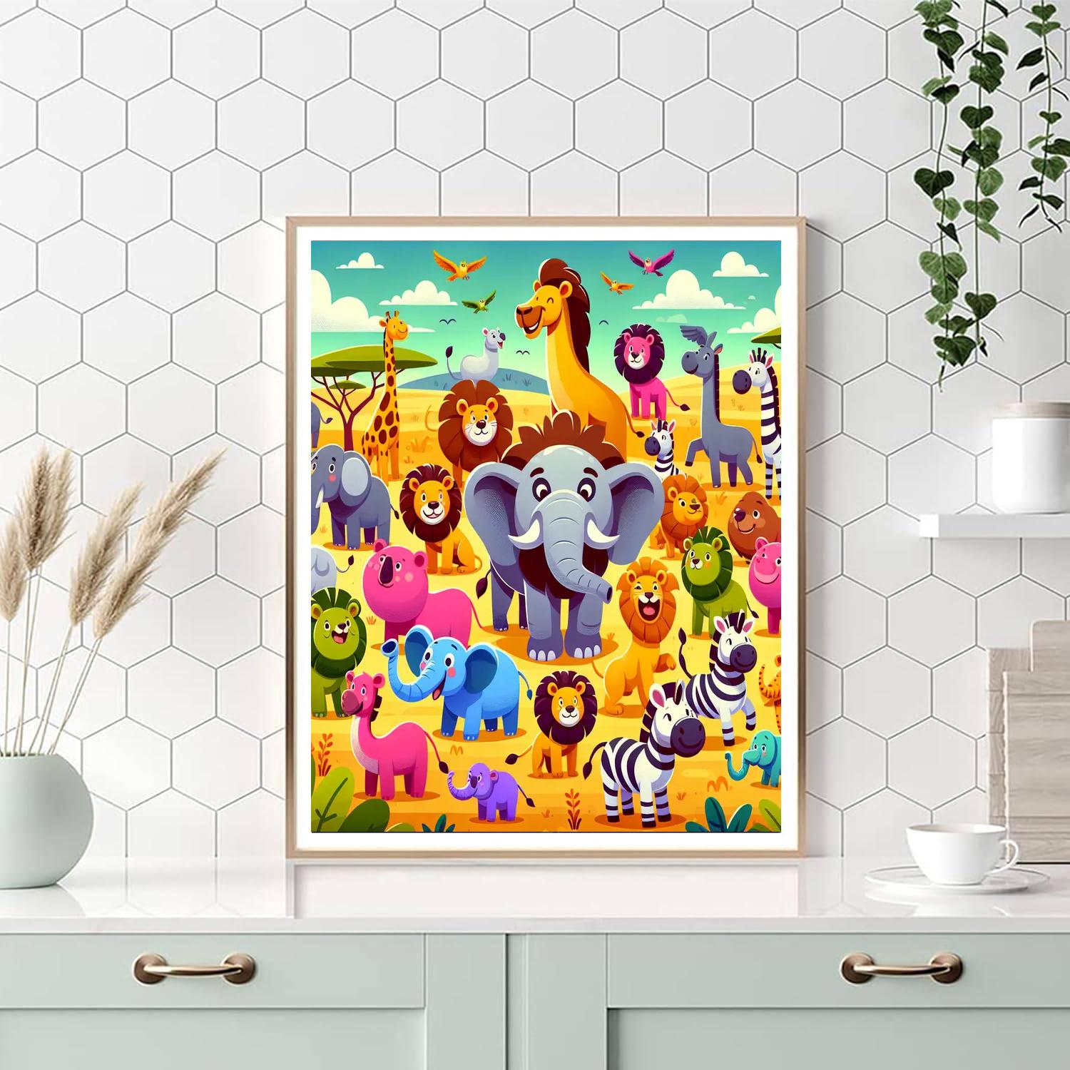 Explorers Of The Animal Kingdom Numbered Painting Kits