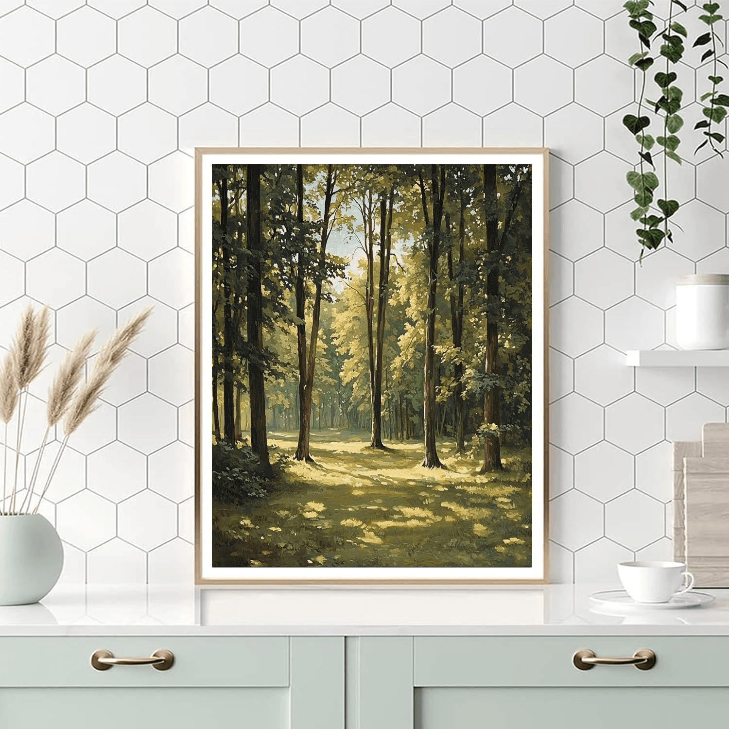 Thomas Gainsborough Inspired Forest Serenity  Paint By Numbers Kits