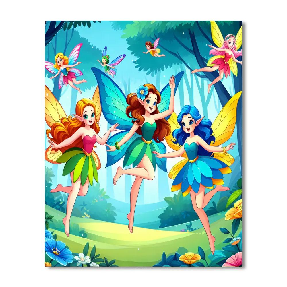 Pixie Hollow Number Painting