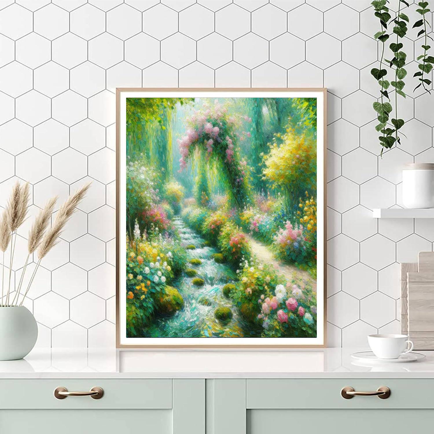 Dreamy Garden Escape Painting By Numbers Kit