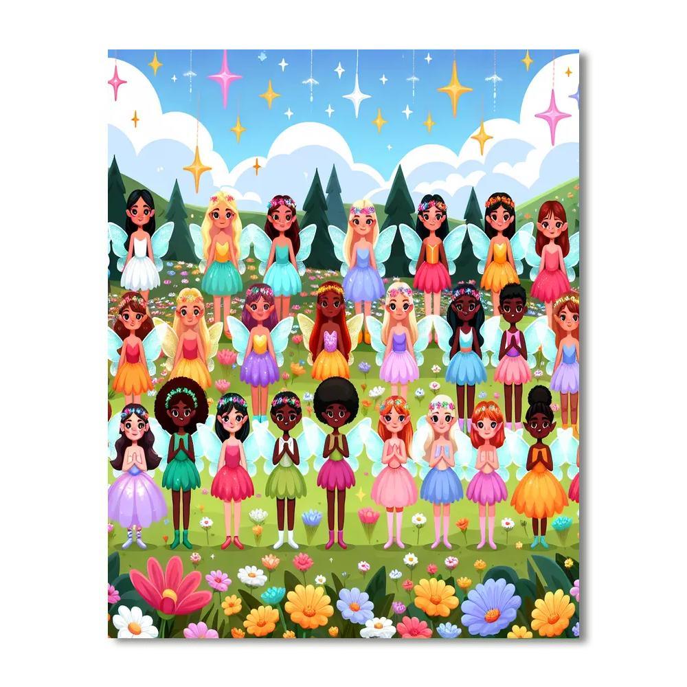 Whimsical Fairy Land Paint By Number