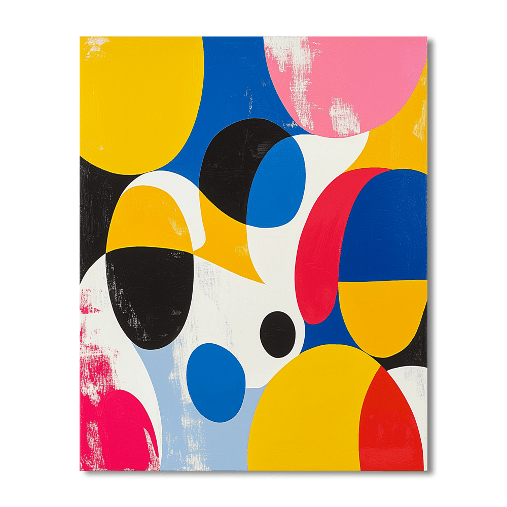 Joan Miró Inspired Abstract Expressions Of Joy  Paint By Color