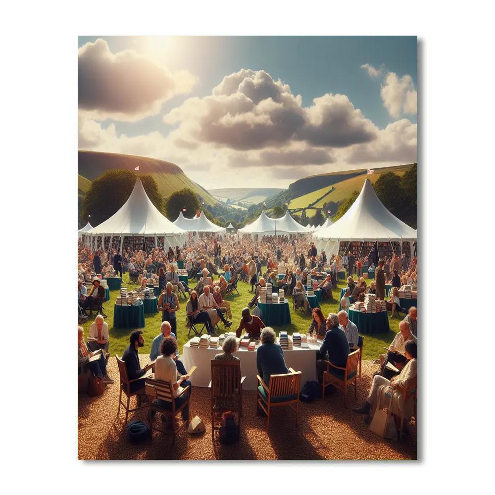 Hay Festival - United Kingdom Painting By Numbers Kit