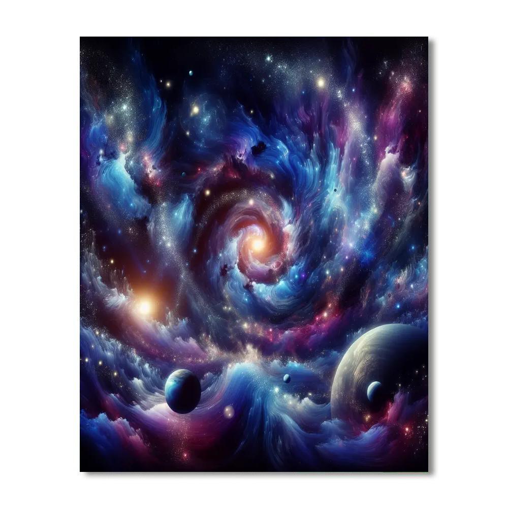 Mystical Space Odyssey Paint By Numbers