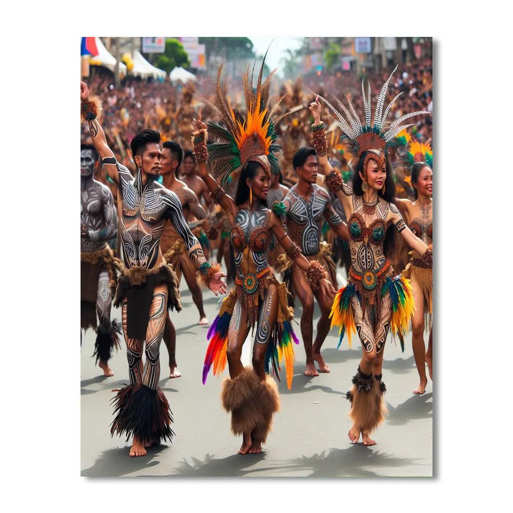 Pintados Festival - Philippines Paint By Color