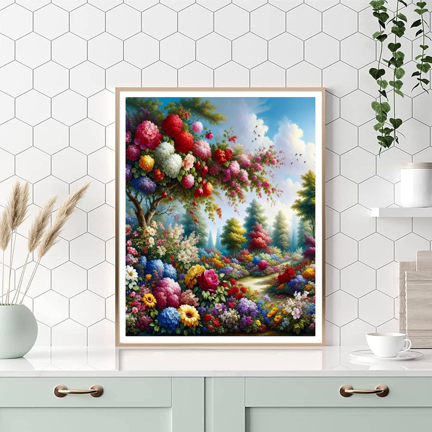 Vibrant Flower Symphony Paint By Numbers