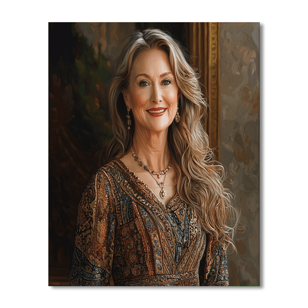 Meryl Streep: The Artistry Of Hollywood’s Leading Lady Painting Number Kit