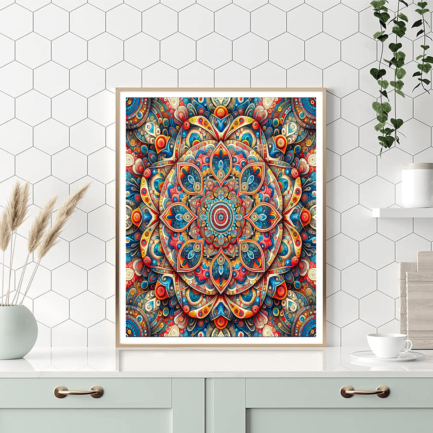 Colorful Kaleidoscope Dream Paint By Color