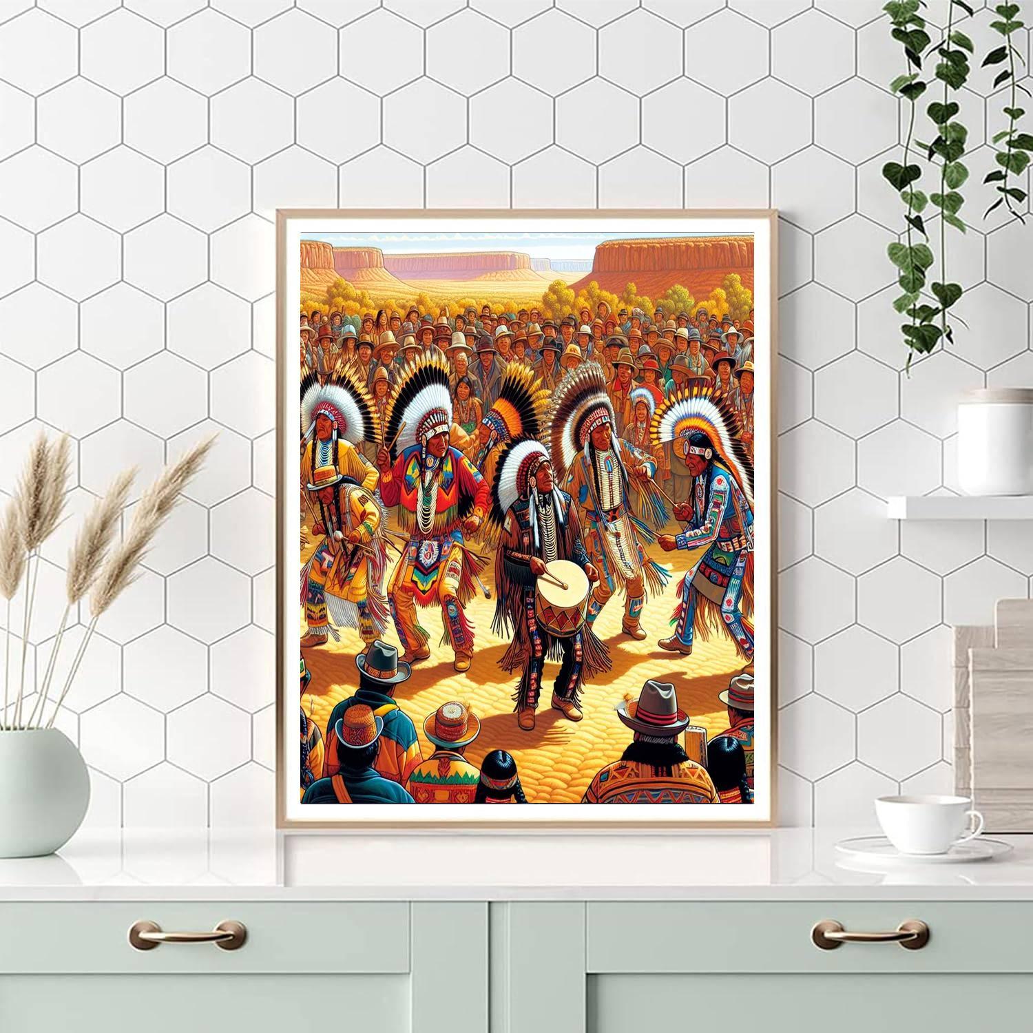 Valley Of The Sun Pow Wow - Usa Numbered Painting Kits