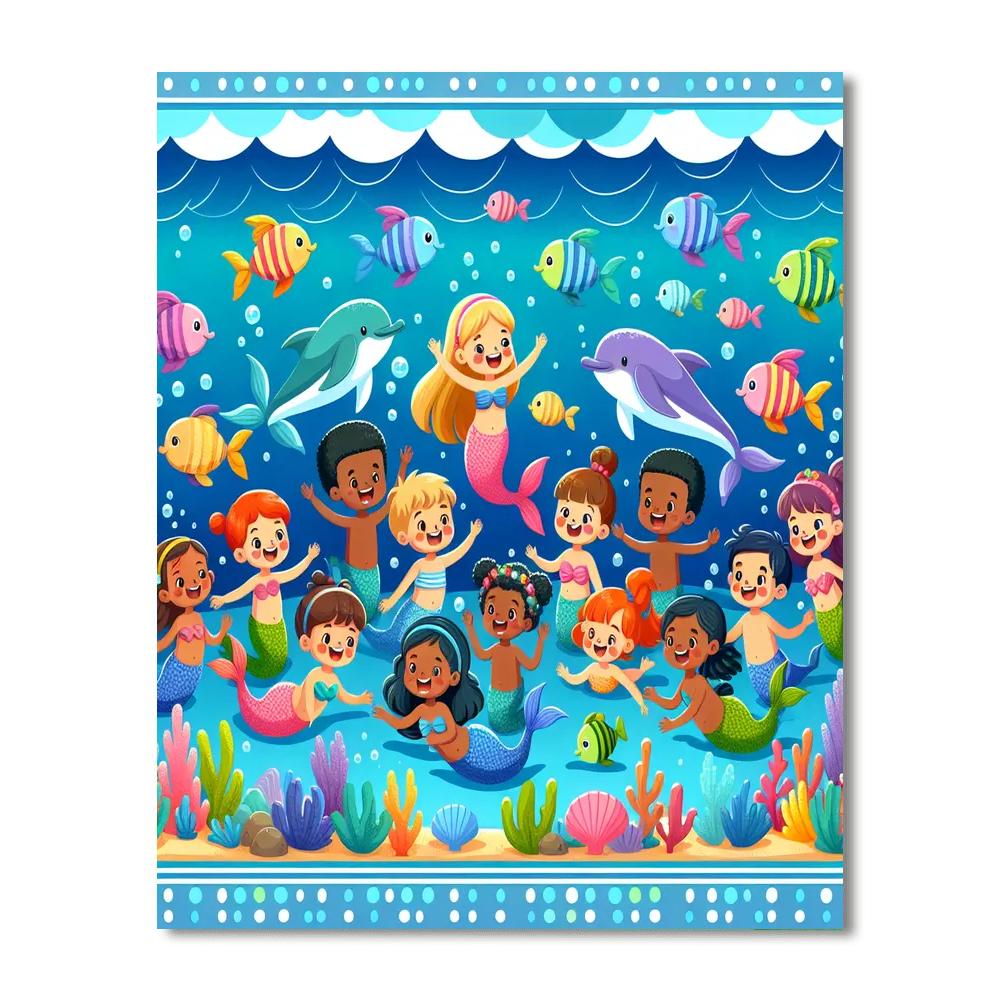 Magical Undersea Journey DIY Paint By Numbers