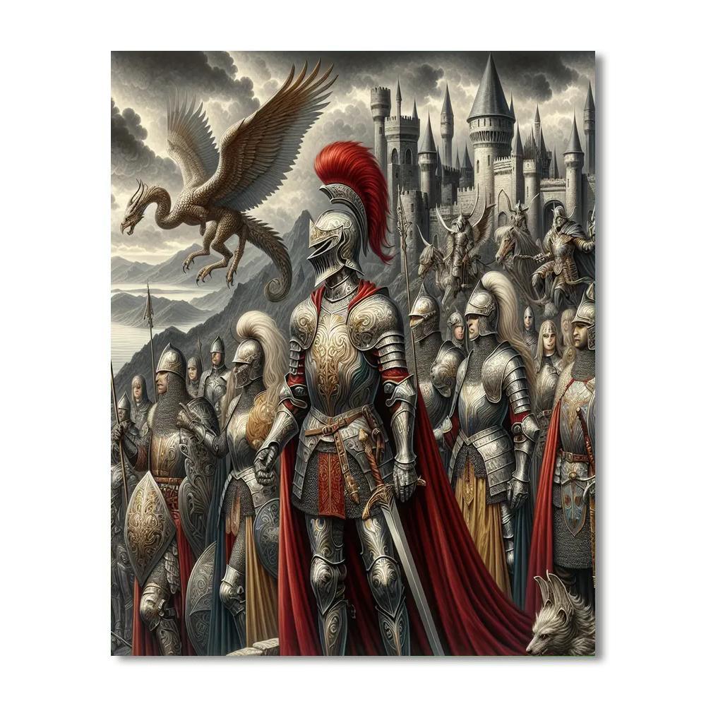 Medieval Legends Realm Paint By Numbers Kits