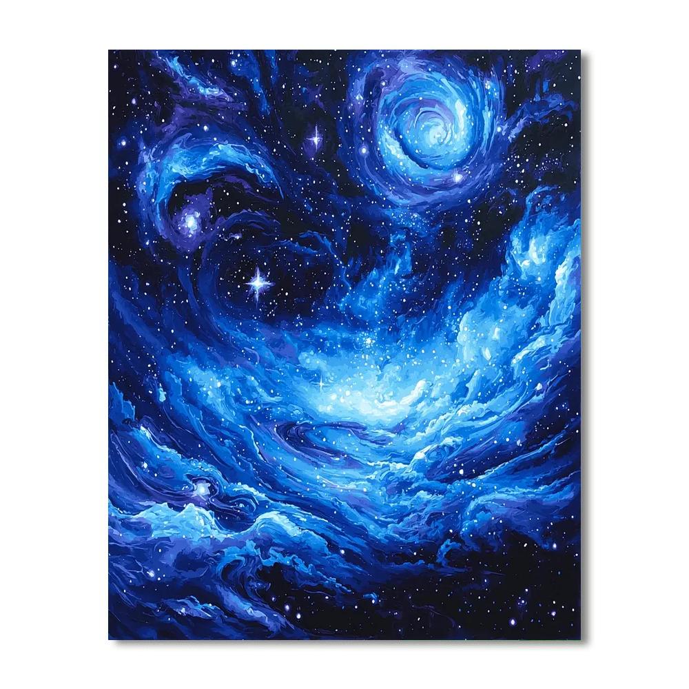 Caravaggio Inspired Celestial Convergence  Paint By Color