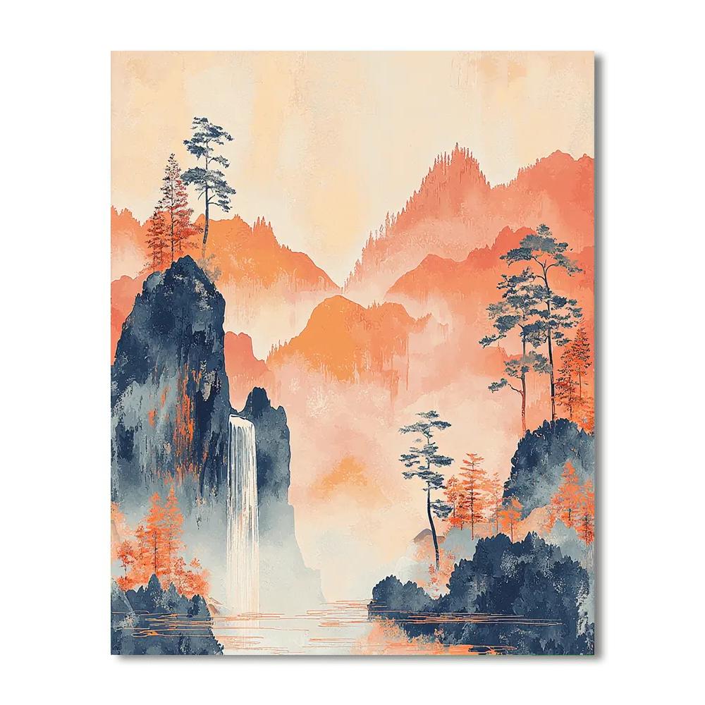 Zhao Mengfu Inspired The Dance Of Elements  Paint By Number