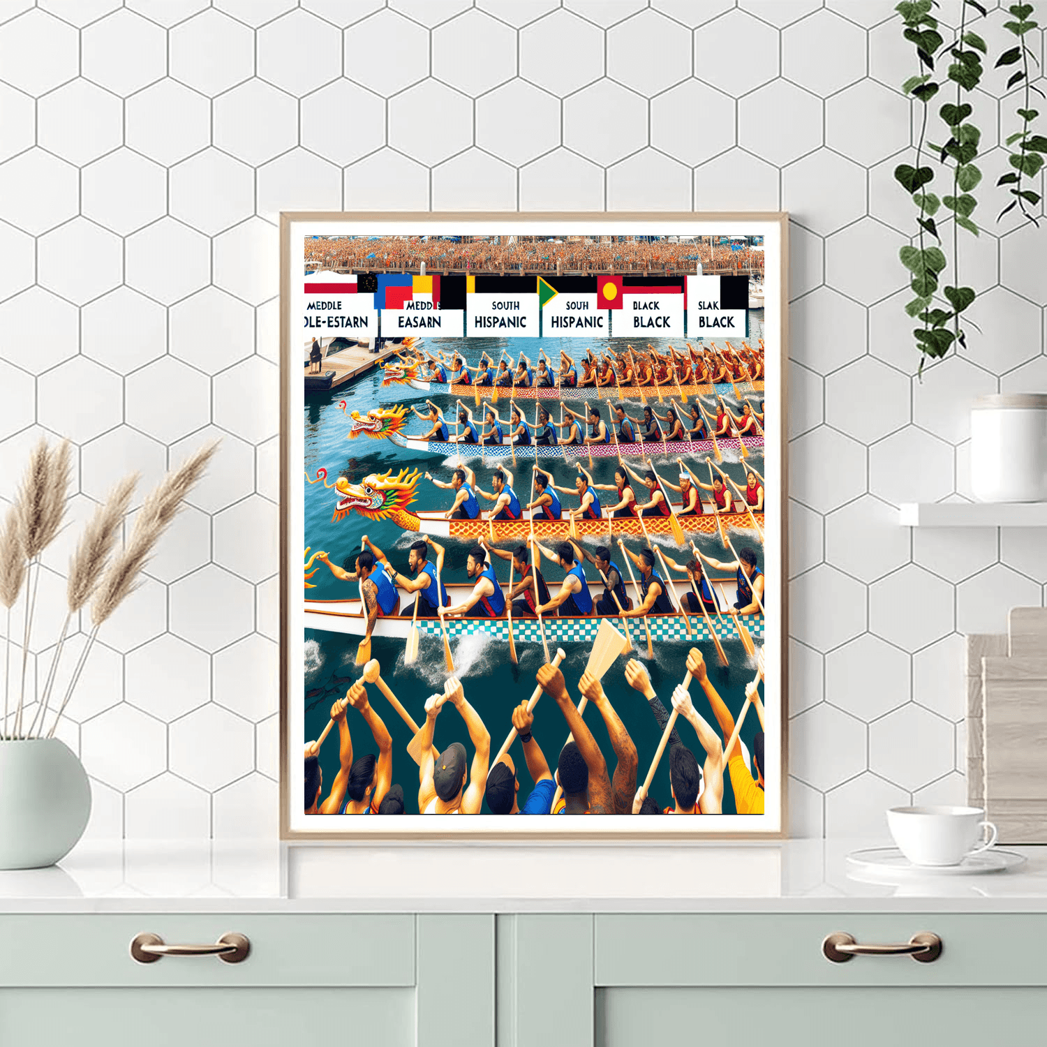 Hong Kong Dragon Boat Carnival - Hong Kong Paint By Numbers Kits