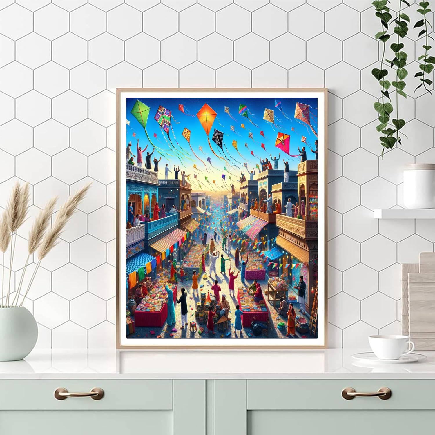 Kite Festival Of Jaipur Paint By Numbers