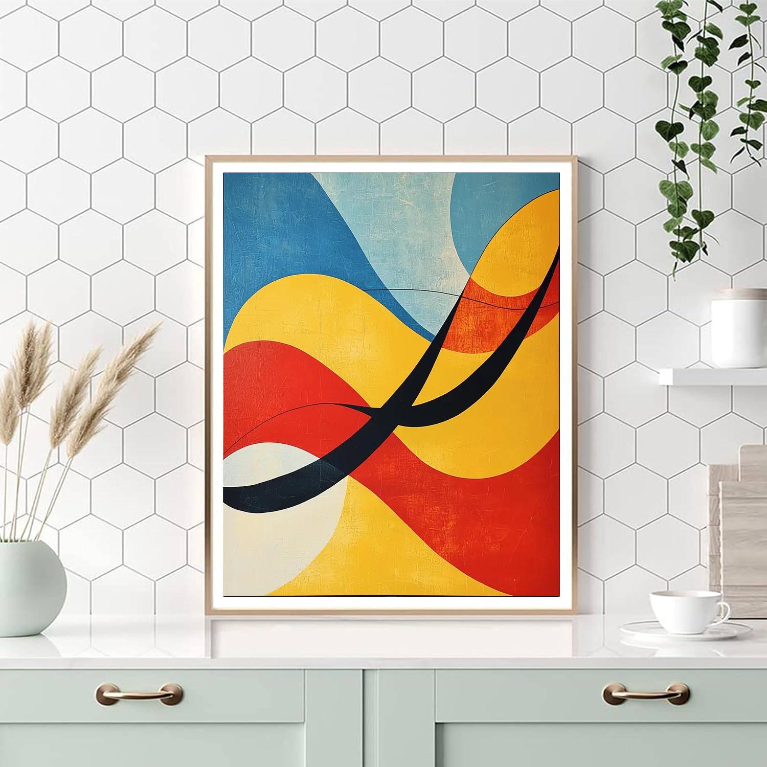 Joan Miró Inspired Abstract Revelations  Paint By Numbers Art