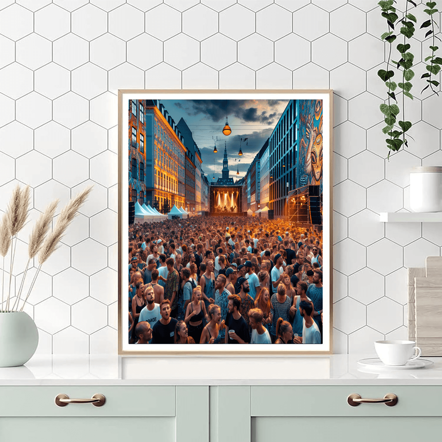 Copenhagen Distortion - Denmark Painting By Numbers Kit