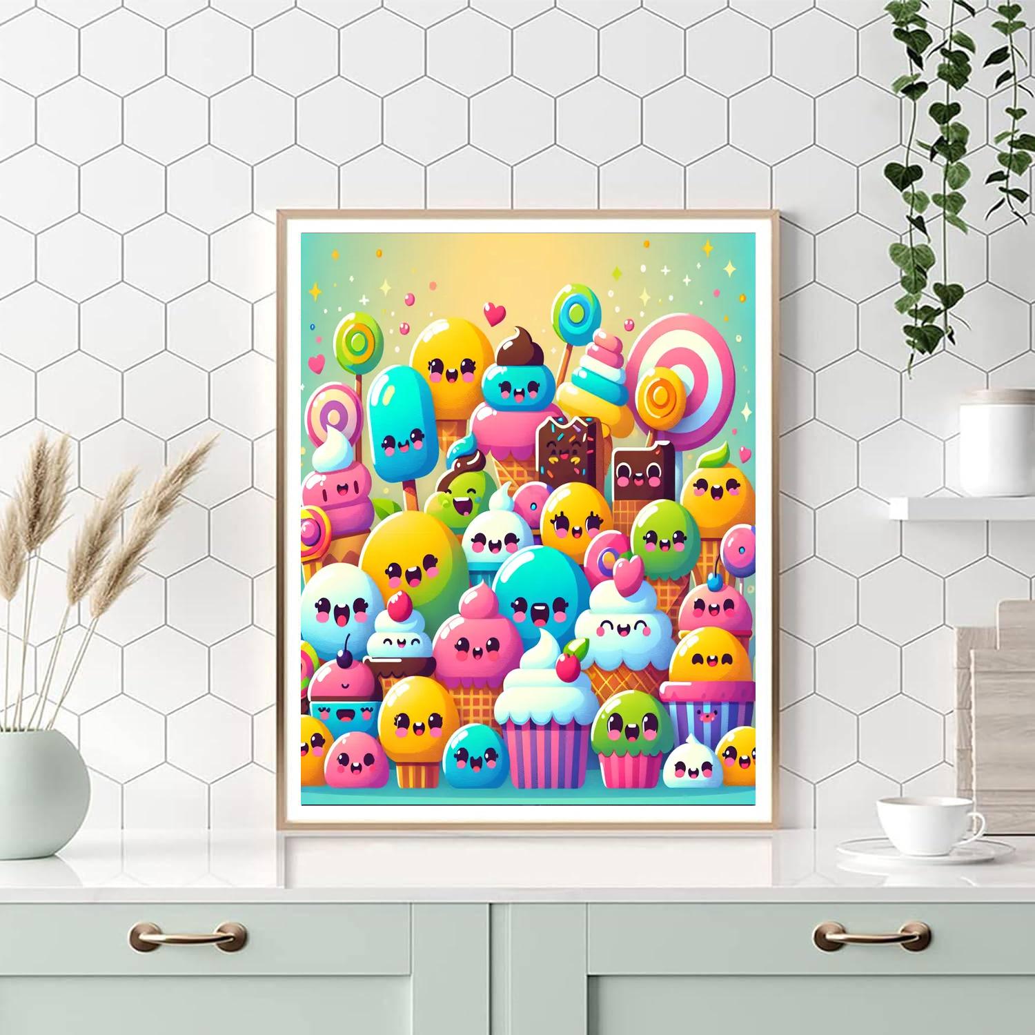 Sweet Treats And Dessert Delights Paint By Number