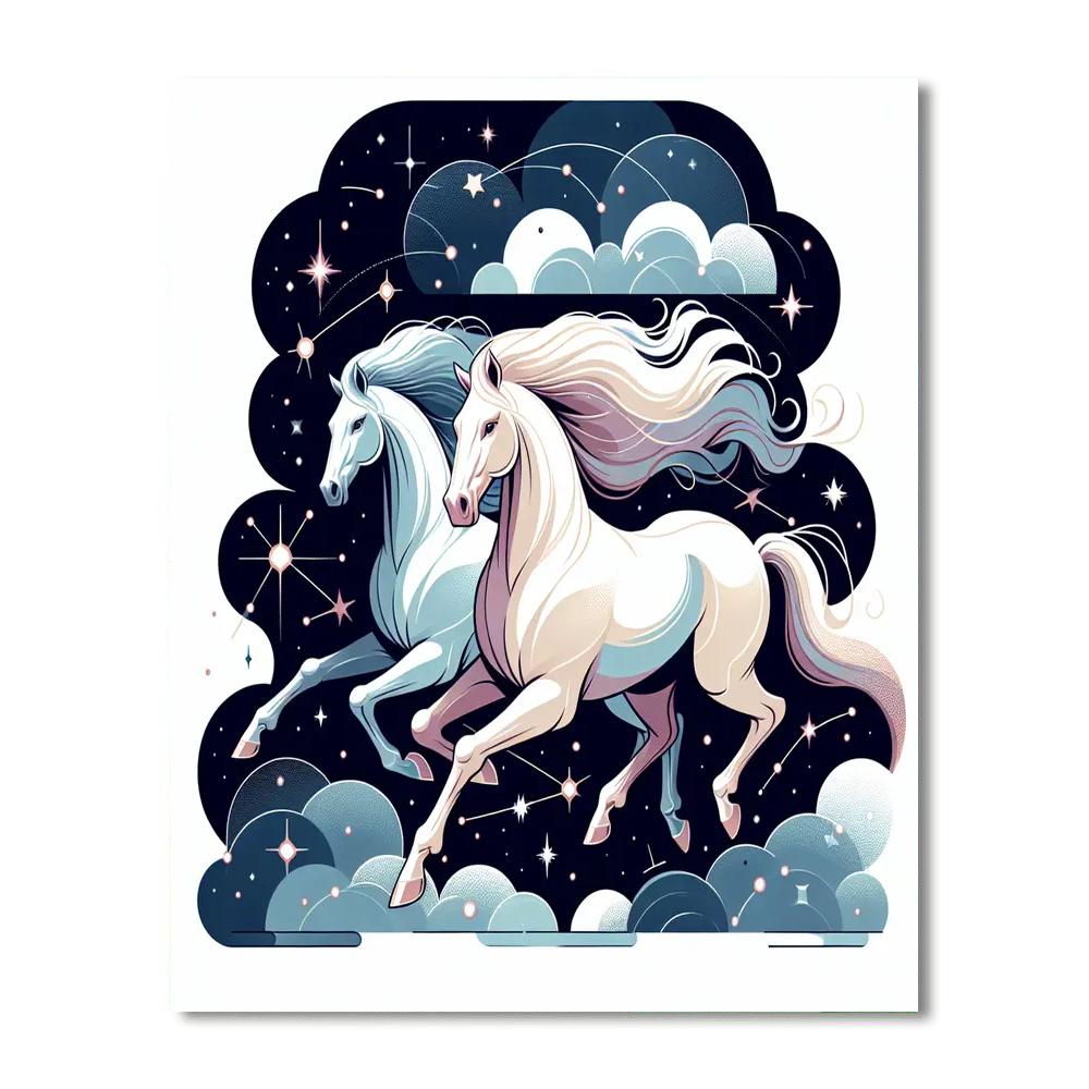 Star-crossed Stallion Story Numbered Painting Kits